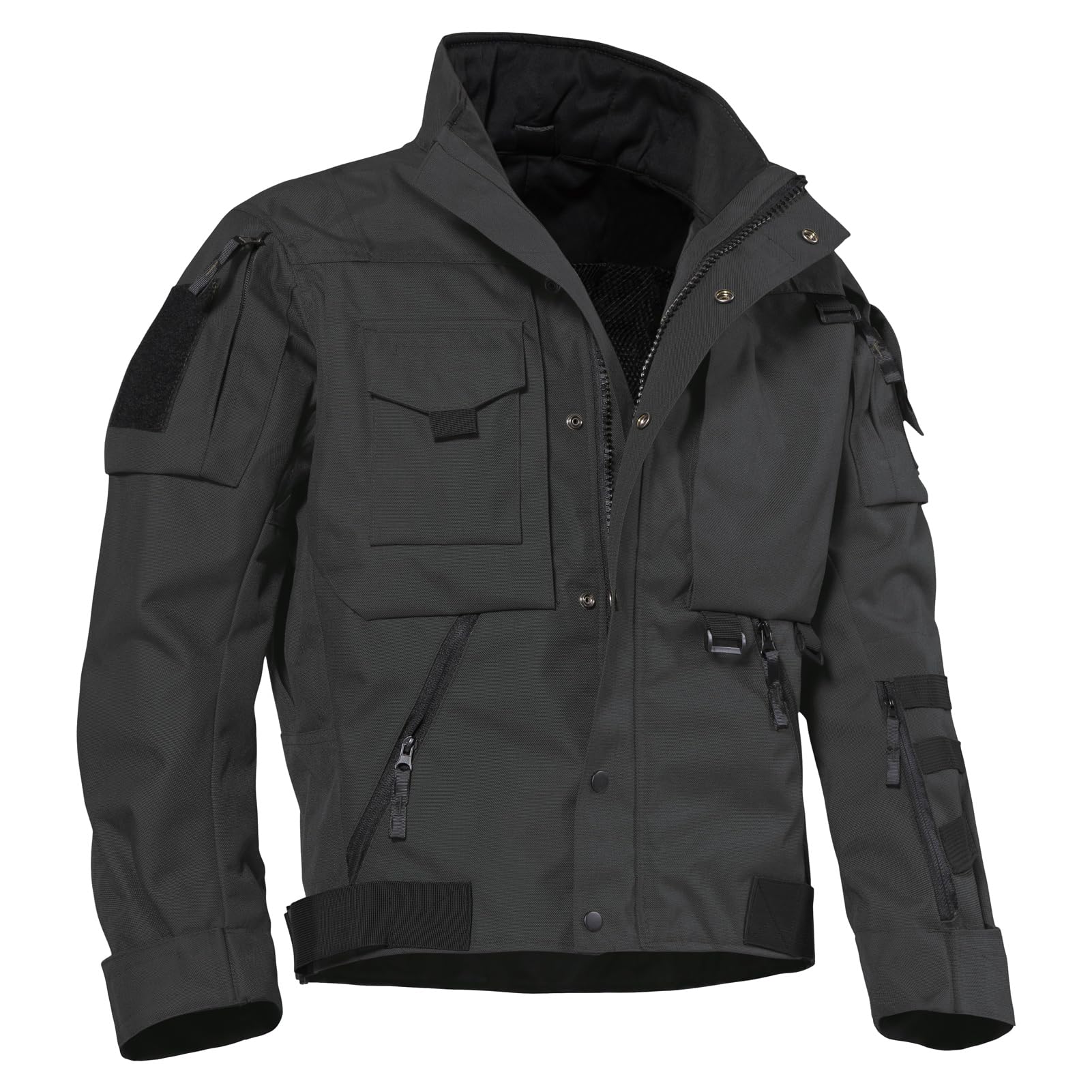 Military Jacket for Men 1000D Cordura Tactical Jacket Hard Shell Water Resistant Army Jacket Coat Hiking Bushcraft