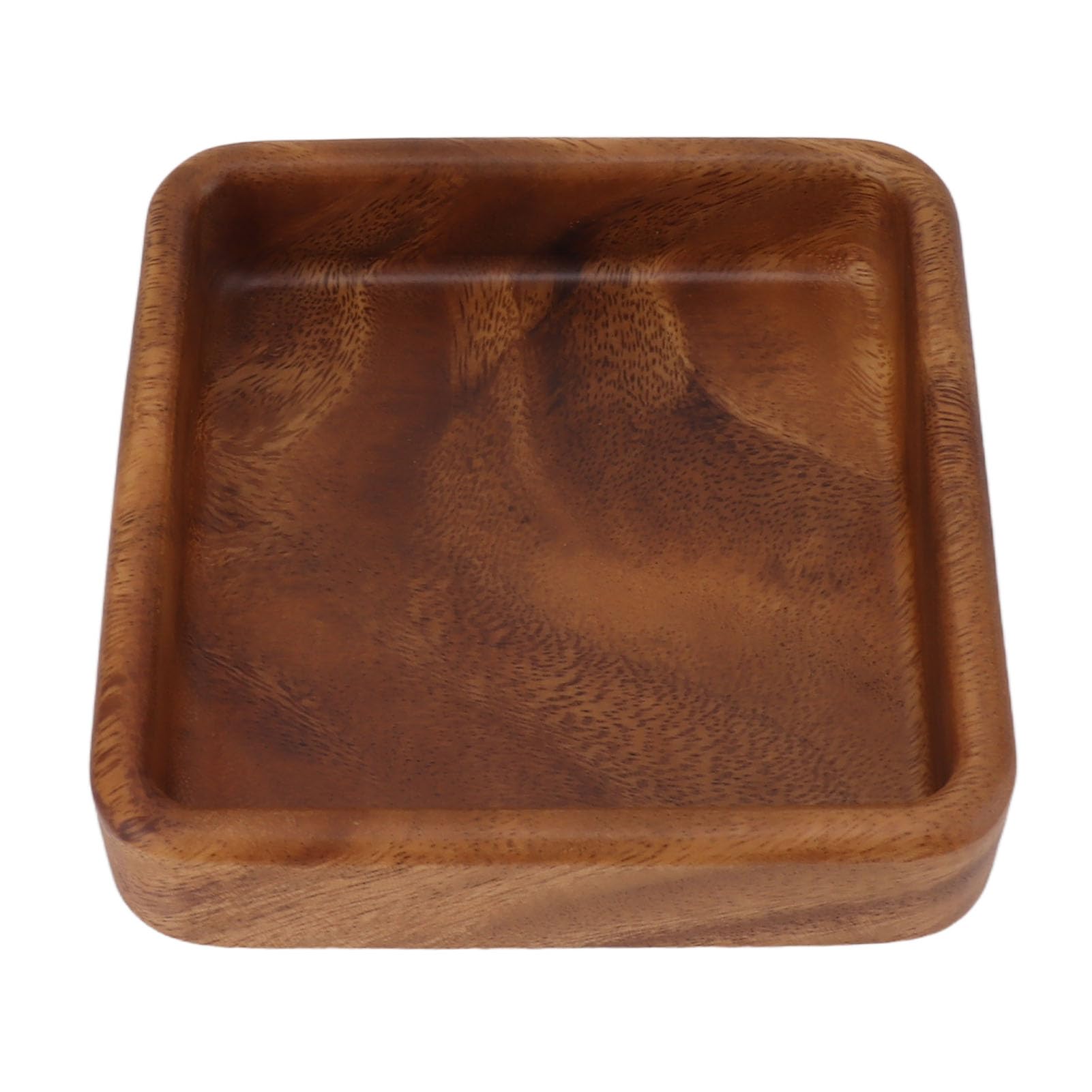 Walnut Fruit Plate for Snacks Coffee Tea Fruit Jewellery (Square 15x15cm)