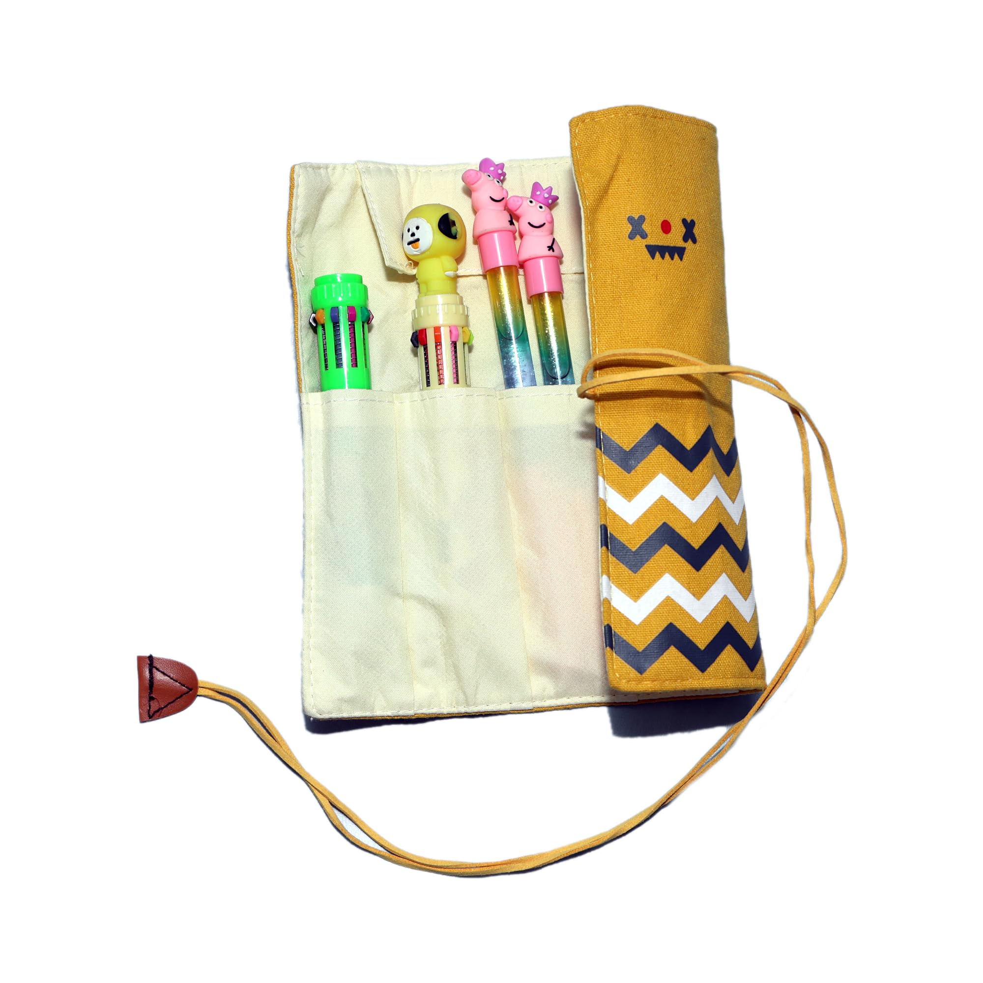 MALKIN Sunrise Yellow Roll Pencil Box Boys | Compass Box for Boys | Pouch for Girls for School | Stationery Kit for Girls | Pencil Box for Boys | School Stationery Items | Pencil Case Aesthetic (B0CS7M8JZC) Amazon Price History, Amazon Price Tracker