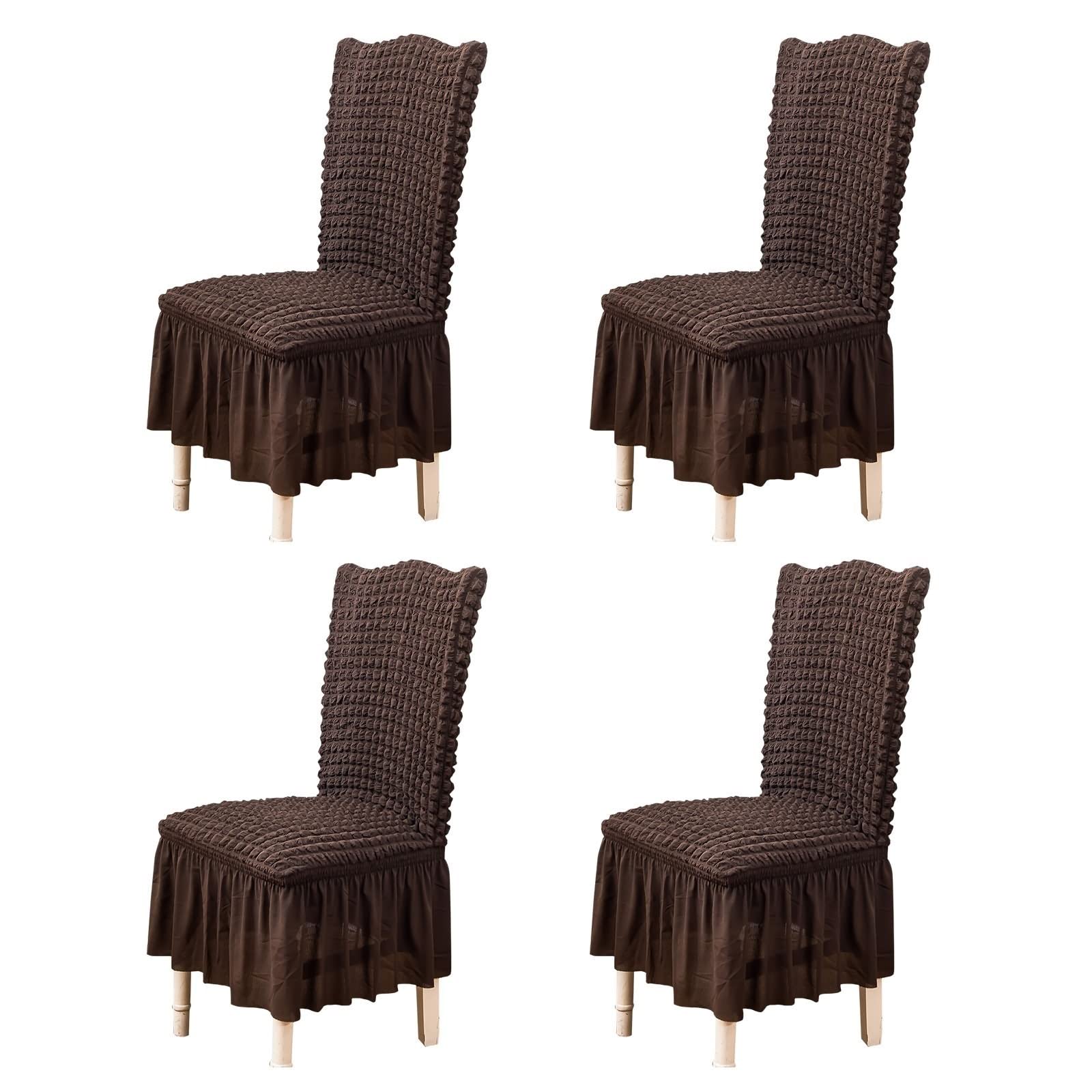 Housses de chaises lavables pour protéger une salle à manger