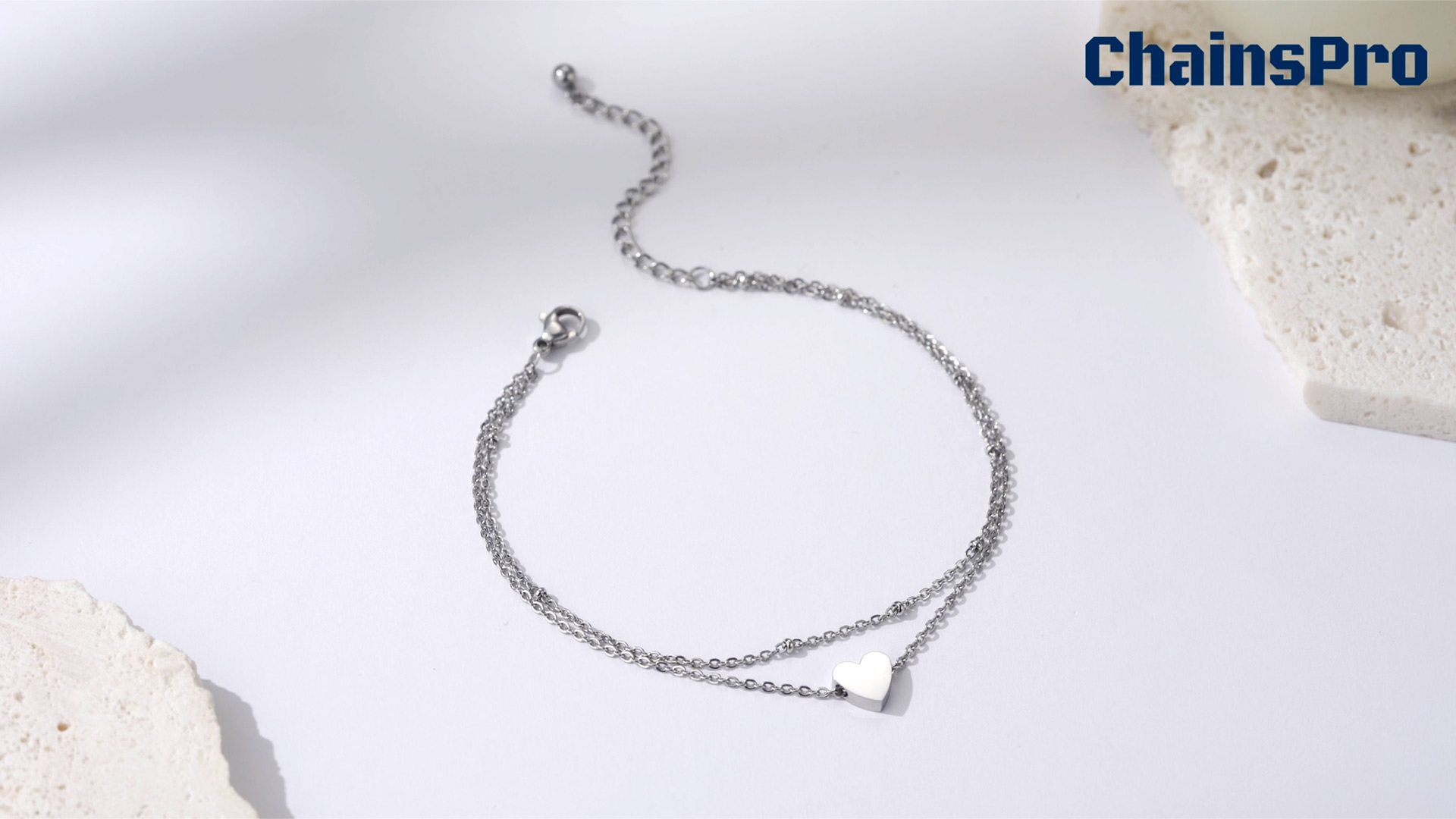 Cadena Para Pie Mujer Pulsera De Tobillo Plateada Con Corazón - Estilo Boho, Plata 925, Regalo Perfecto Para Ella Pulsera Boho Playa Mujer