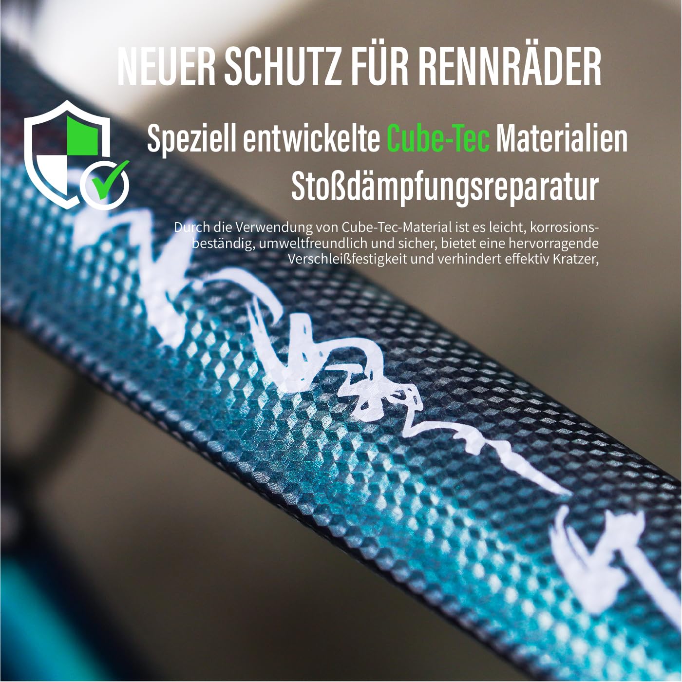 Chooee Set di 20 adesivi per bicicletta da corsa, per tubo superiore e inferiore, ruota posteriore superiore e inferiore (nero/trasparente)