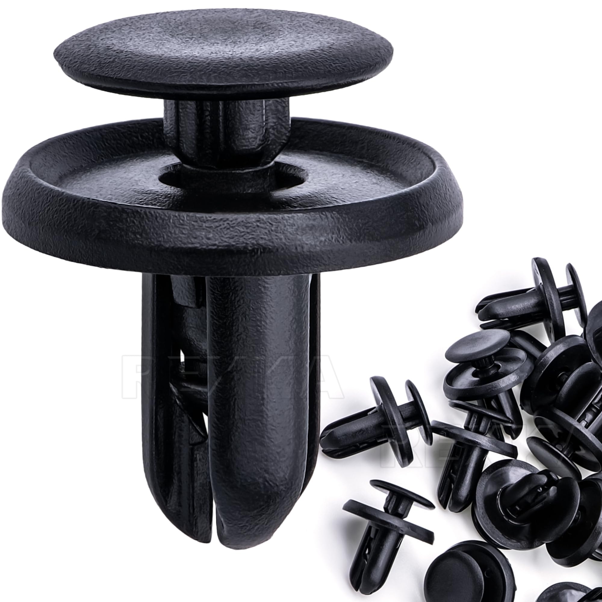 Rexka 15pcs Fender Liner Clips for Subaru 909130013 Forester Legacy Impreza Mitsubishi MR288150 Endeavor, Galant, Lancer, Mirage, Montero & Outlander