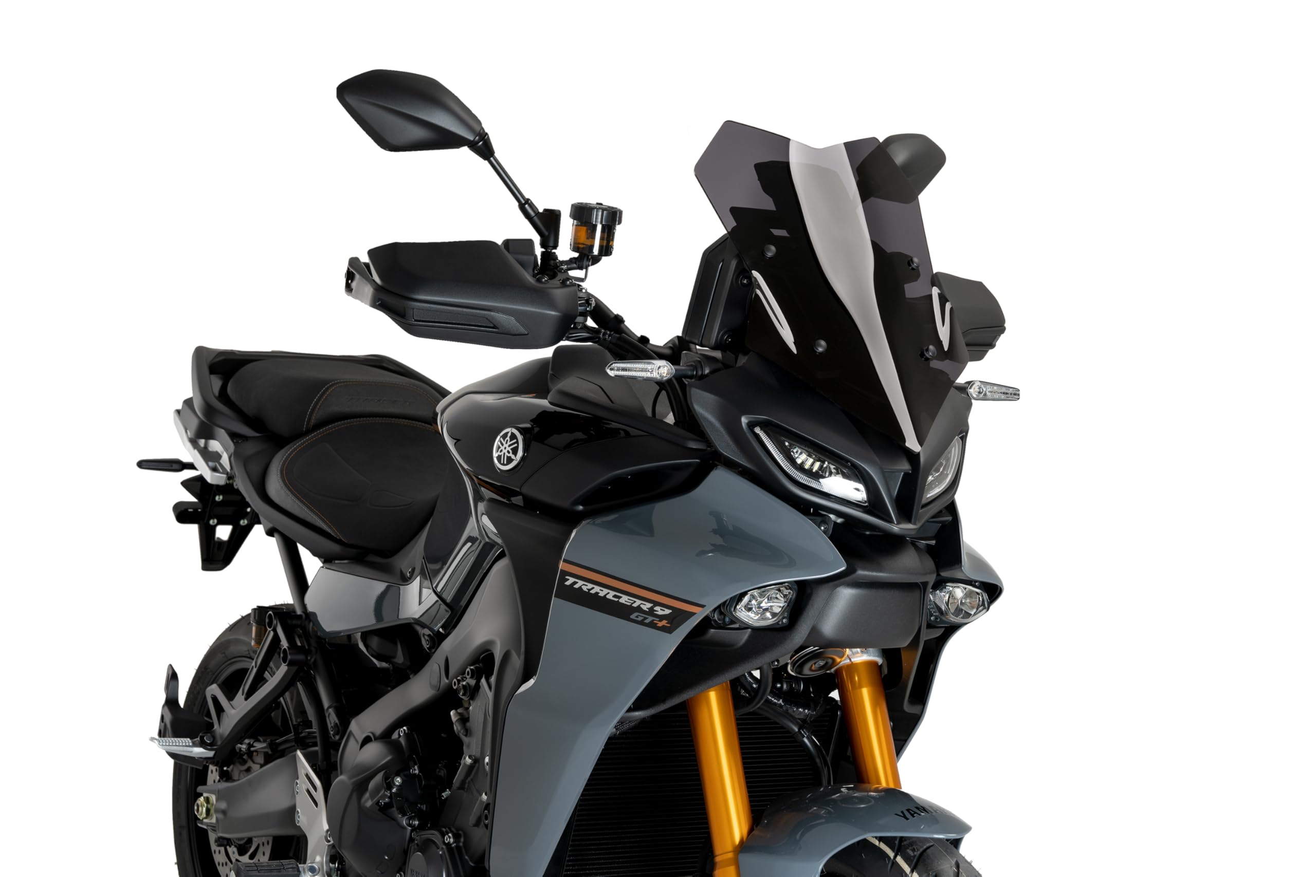 Bulle Sport Puig en Acrylique Fumé Foncé pour Motocyclette