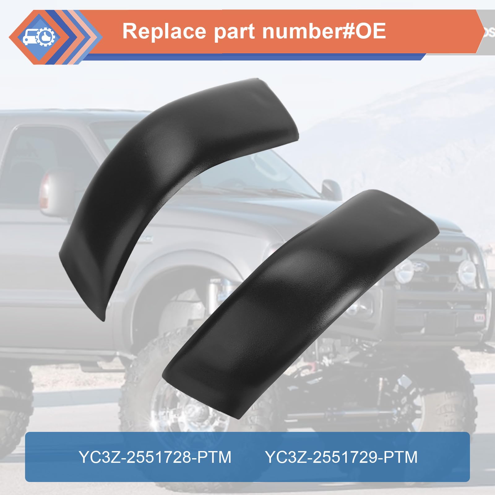 Amazon.com: Upgraded Roof Molding, 2 Pcs Left & Right Roof Side