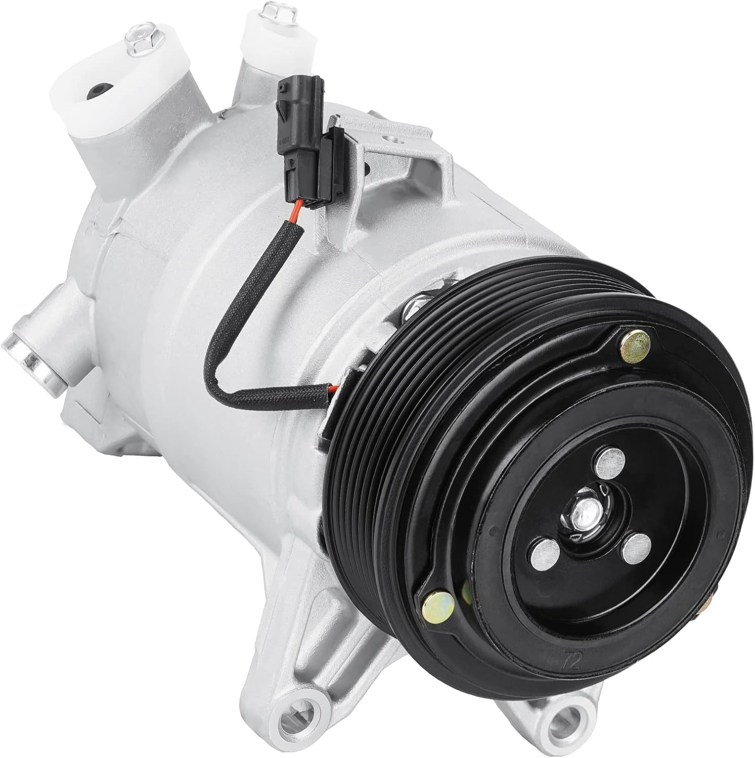 Air Conditioning Compressor & A/C Clutch for Nissan Murano 3.5L 2003 2004 2005 2006 2007, Quest 3.5L 2004 2005 2006 2007 2008 2009, 1010863 1110863 1210863 TEM275528