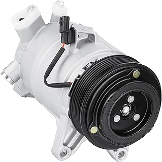 Air Conditioning Compressor & A/C Clutch for Nissan Murano 3.5L 2003 2004 2005 2006 2007, Quest 3.5L 2004 2005 2006 2007 2008 2009, 1010863 1110863 1210863 TEM275528