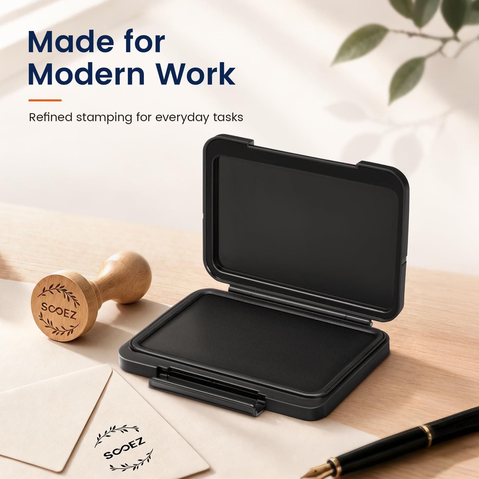 Sooez Ink Pad - Secure Stamping & Leak-Proof -2