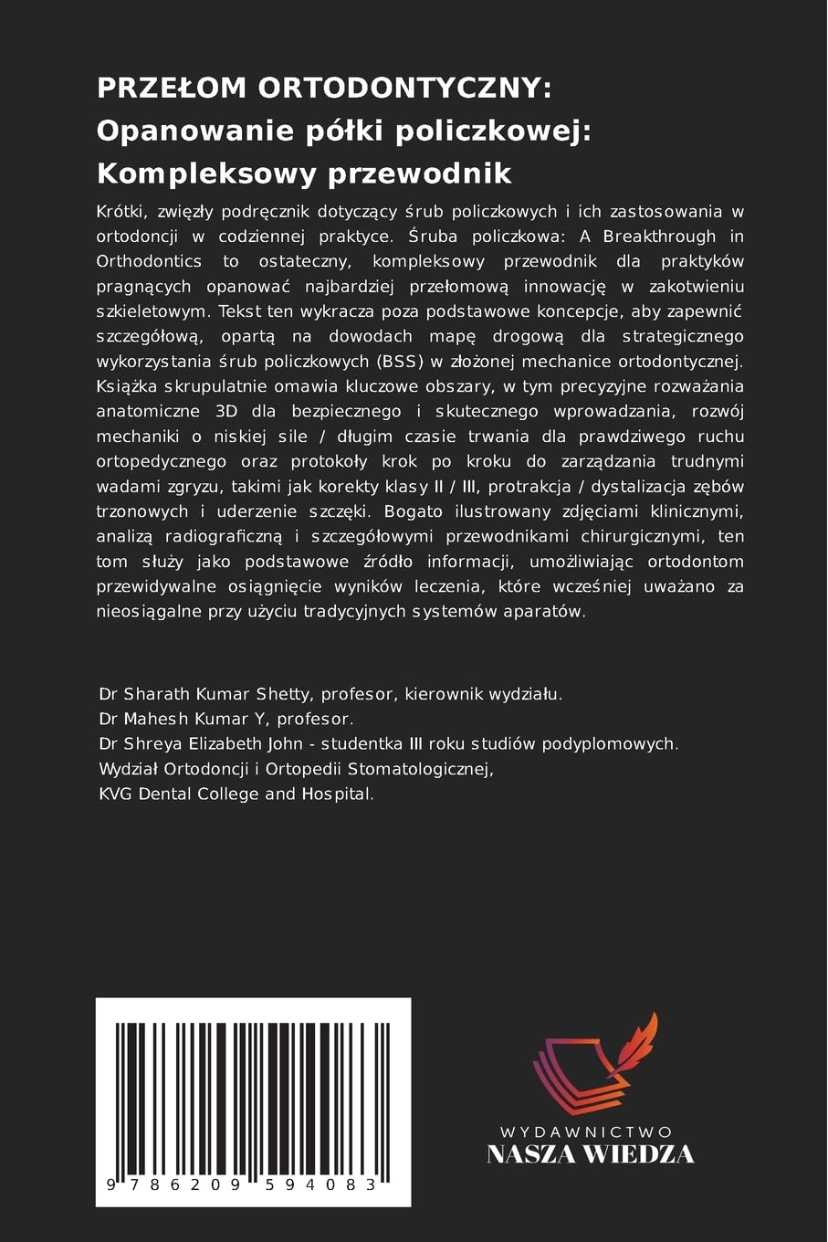 PRZE¿OM ORTODONTYCZNY: Opanowanie pó¿ki policzkowej: Kompleksowy przewodnik: Instrukcja obs¿ugi ¿ruby pó¿ki policzkowej