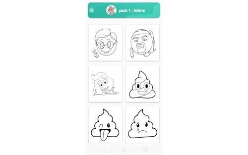 Emoji Glitter Coloring Book - Color Games