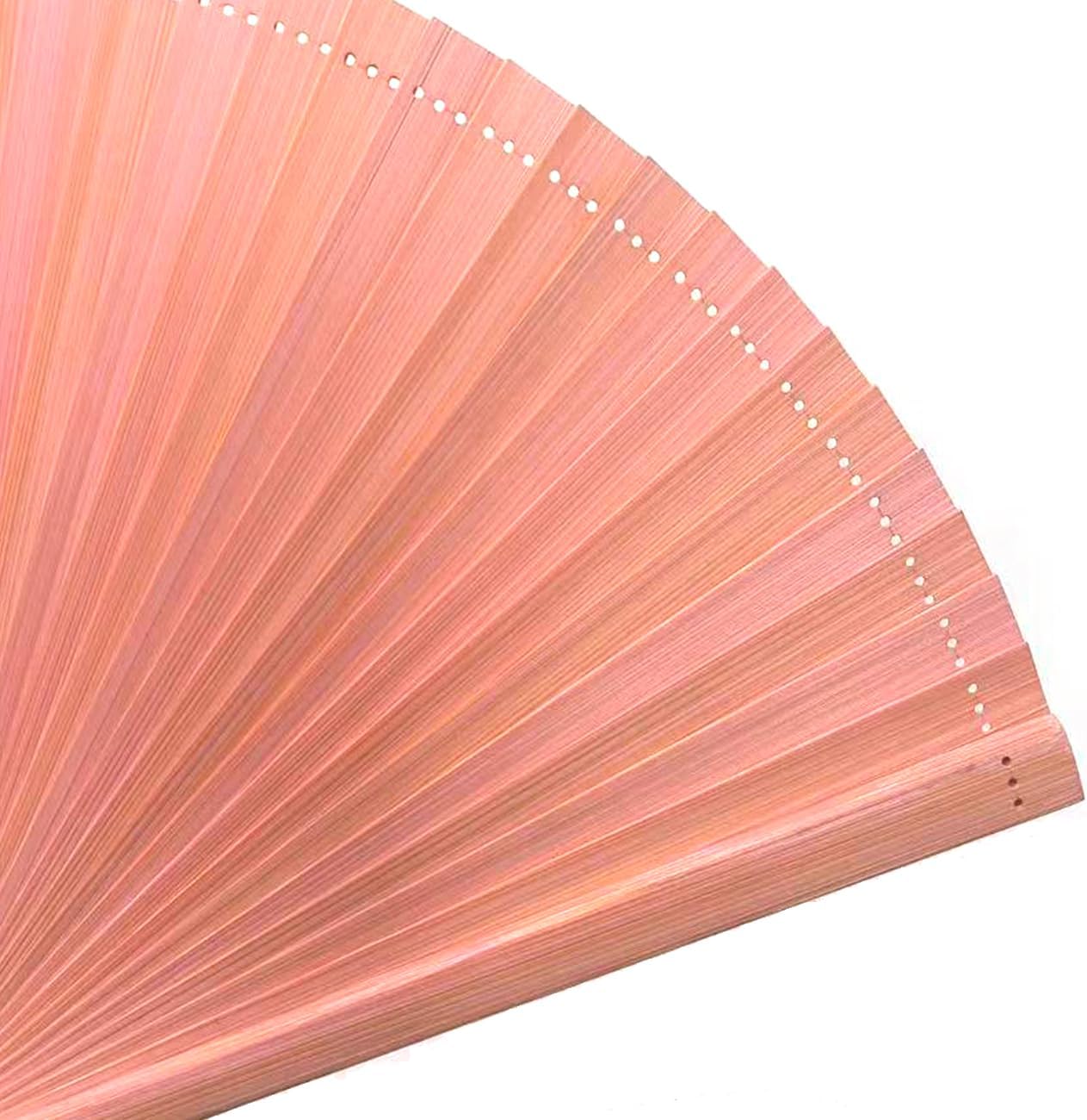 Hand Held Fan for Women Japanese Vintage Bamboo Silk Elegant for Dance Music Festival Wedding Church Decoration Party Pink