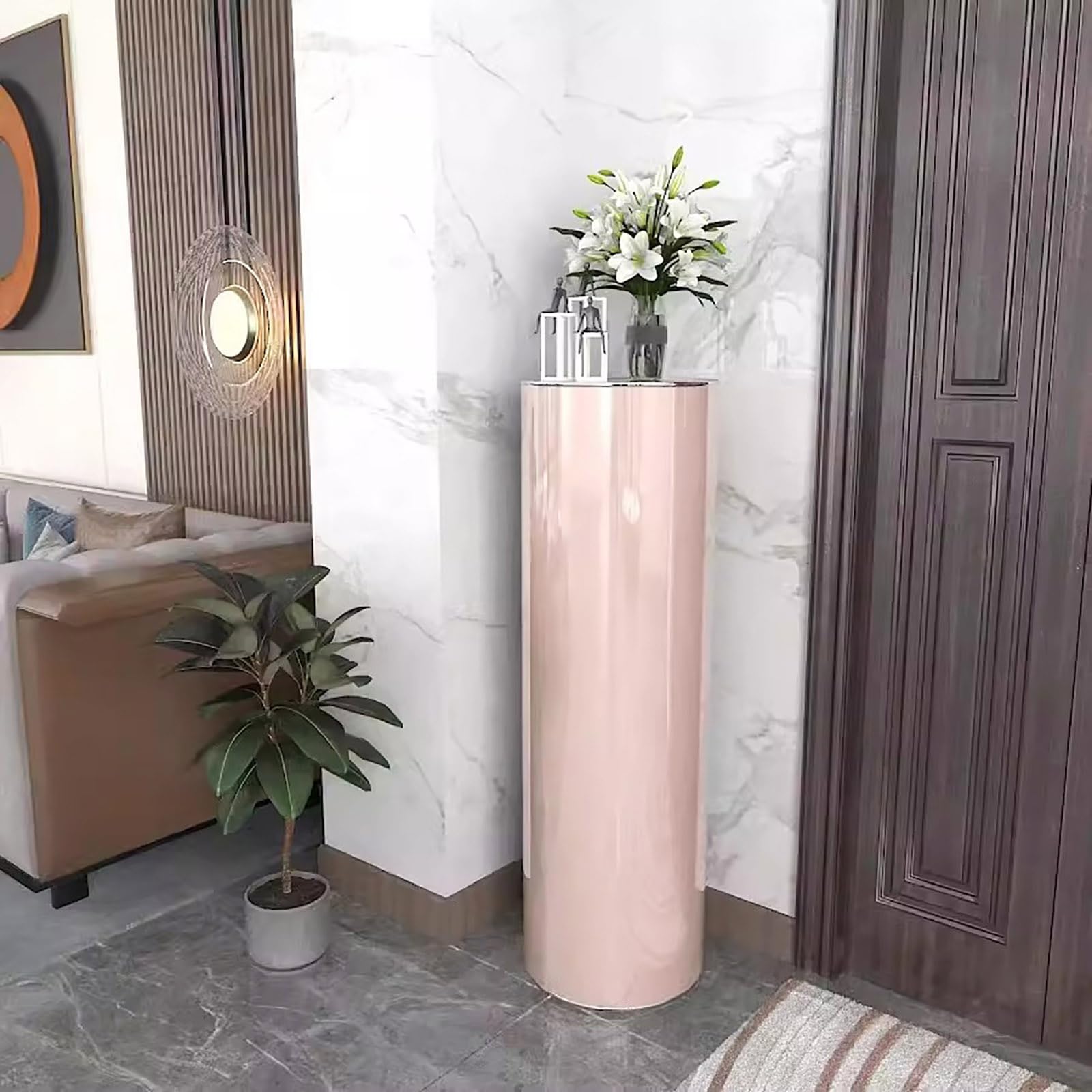 360 Rotating Shoe Rack With Adsorption Doors Round Shoe Rack