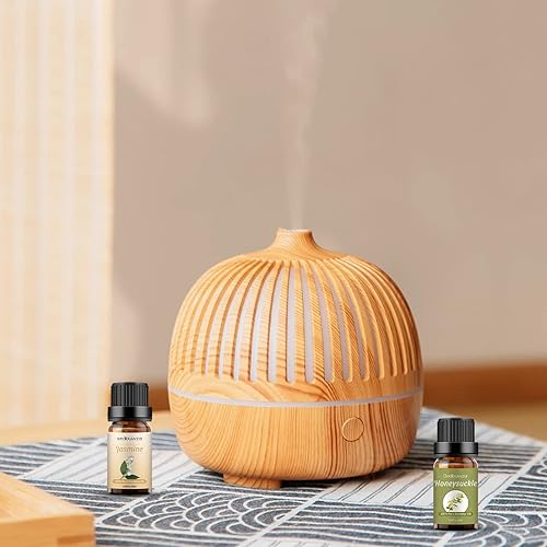 Miniatura 4 de Sedbuwza Juego de aceites esenciales de madreselva de aceite de jazmín, 100% puros orgánicos para aromaterapia, juego de regalo para difusor,