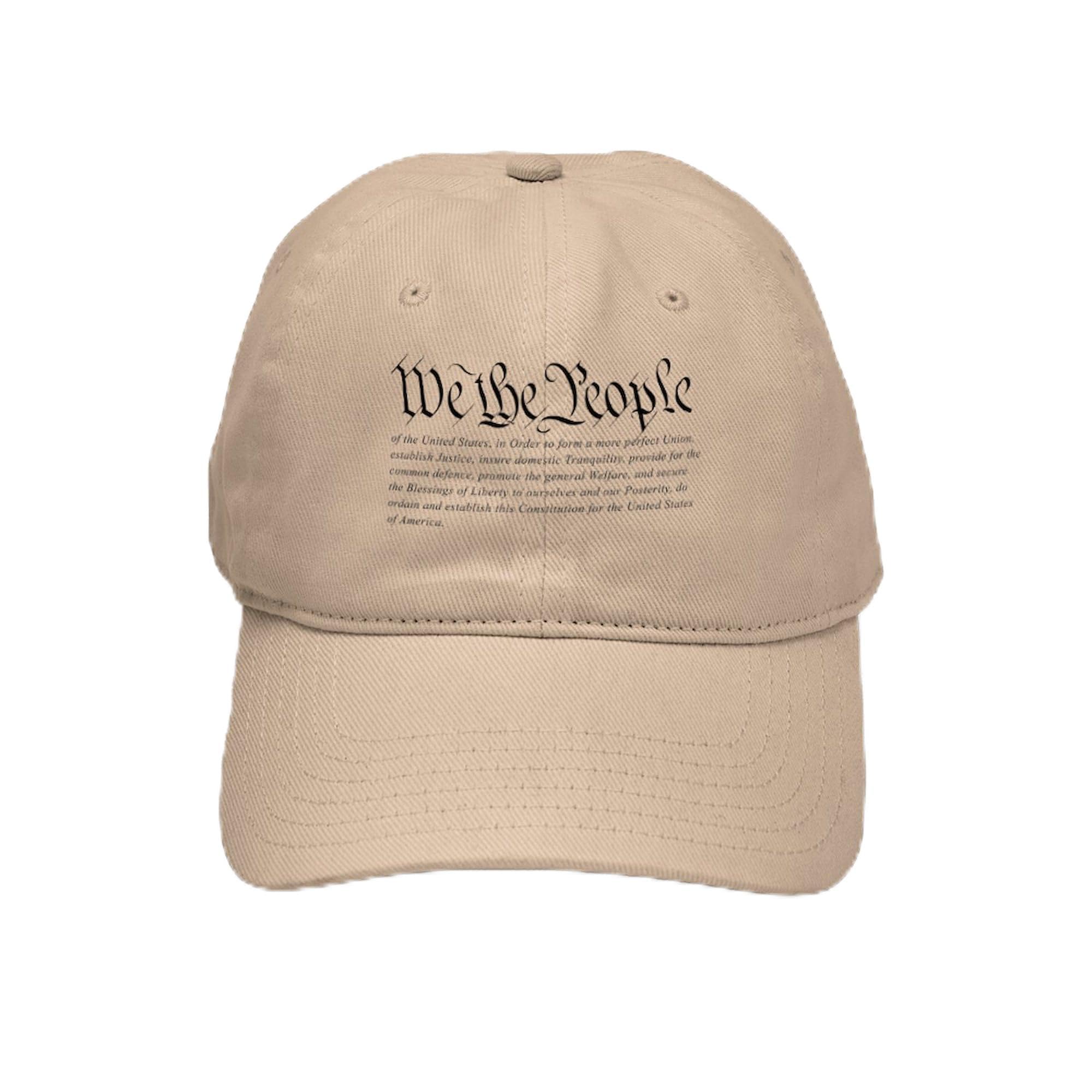 CafePress U.S. Constitution Cap Unique Adjustable Baseball Hat Khaki
