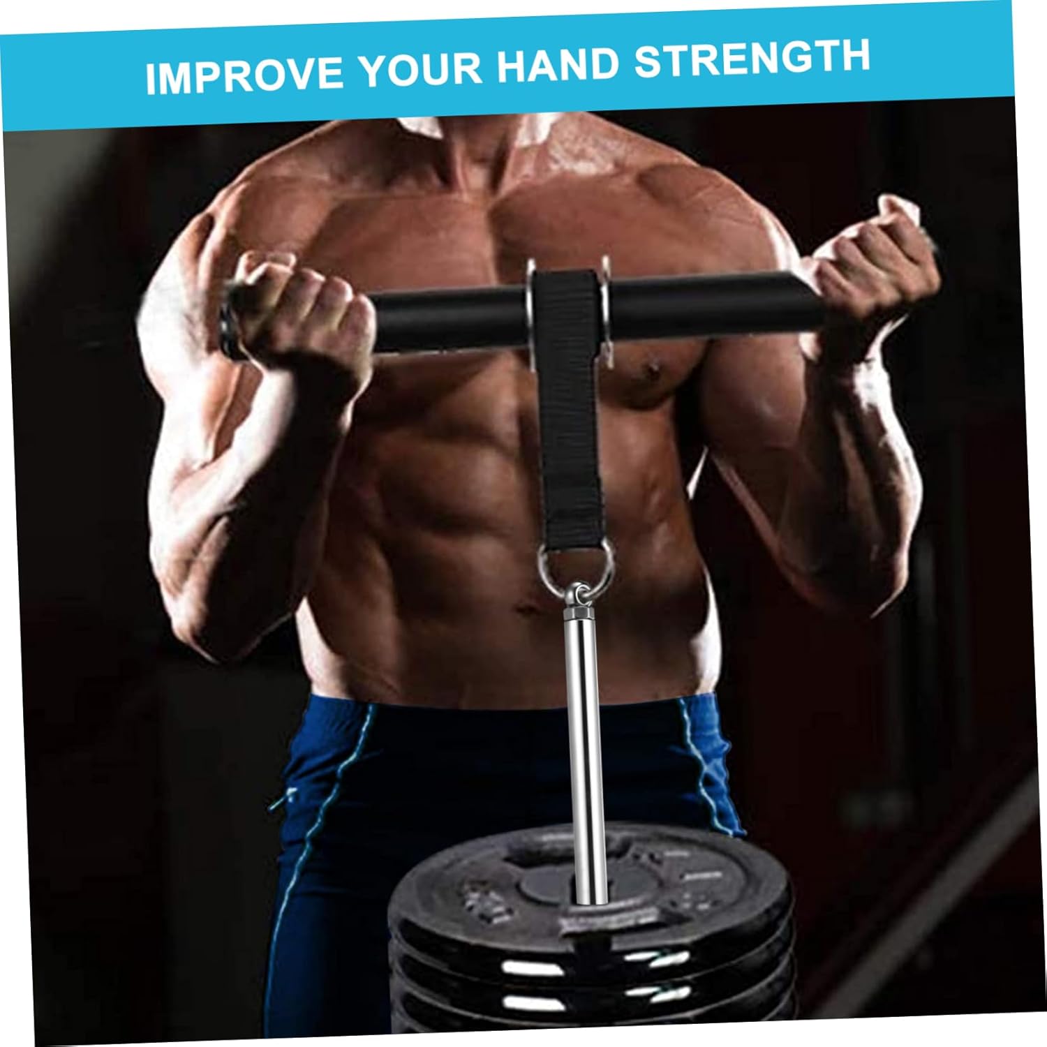 1Pc Weight Lifting Bar with Loading Pin Solid Rod for Dumbbell Weights Durable Attachment for Home Gym Storage and Exercise and Resistant