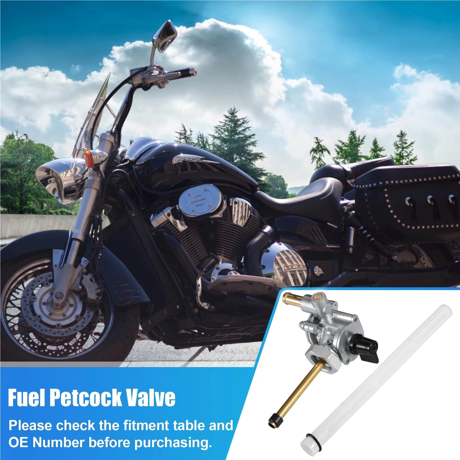 zawór przełączający paliwo Do Honda Shadow Aero 750 Honda Shadow
