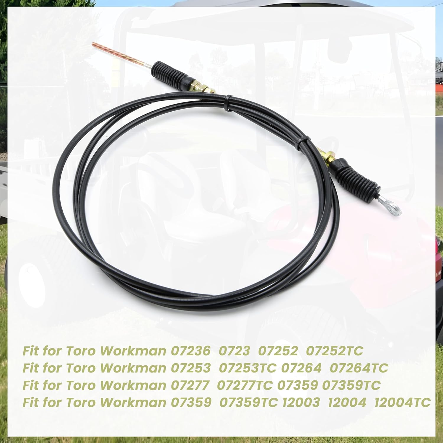ASTROSYNC Gear Shift Cable Fit For Toro Utility Vehicles 07236 0723 07252 07252TC 07253 07253TC 07264 07264TC 07277 07277TC 07359 07359TC 12003 12004 12004TC Replace 104-6896 1046896