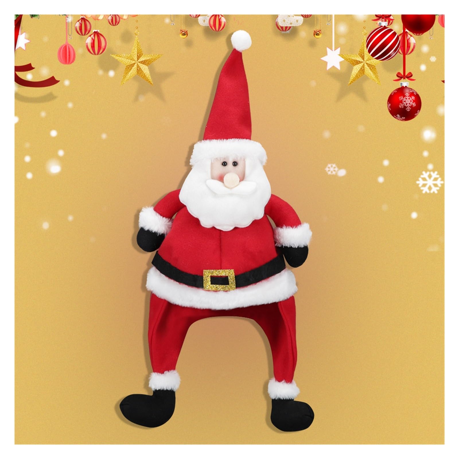 Decoración navideña, sombrero de Papá Noel para fiesta, sombrero largo para adultos, sombrero de vacaciones