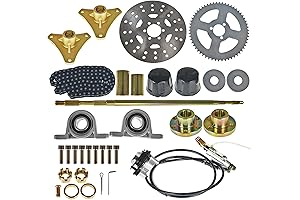 29&quot; Go Kart Rear Axle Assembly an Essential Replacement for DIY Go-Karts,...