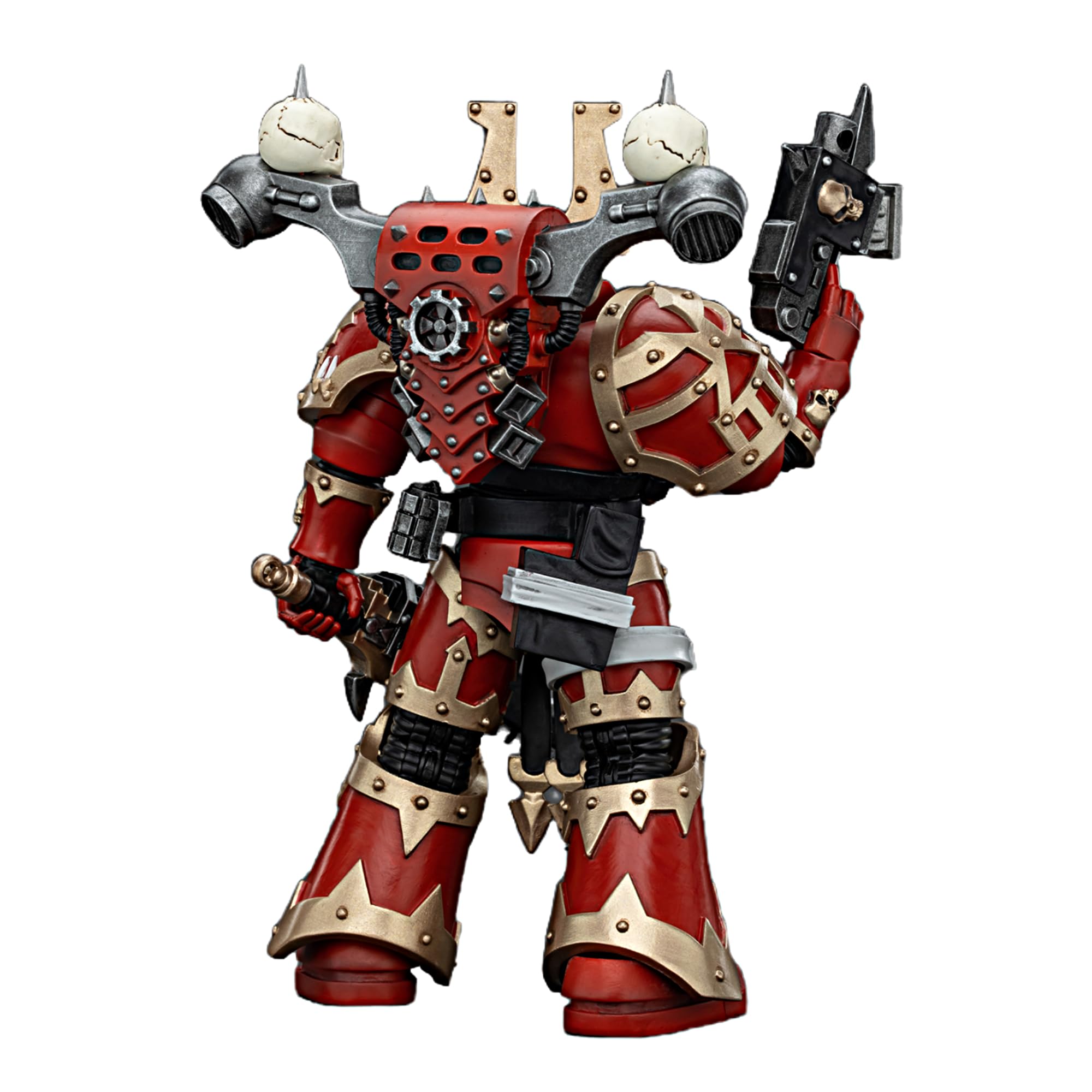 Action Figure JOYTOY Warhammer 40k 1/18 - World Eaters Khorne Berzerker 2, 12,6 Cm, Collezionabile Per Adulti E Ragazzi 15+