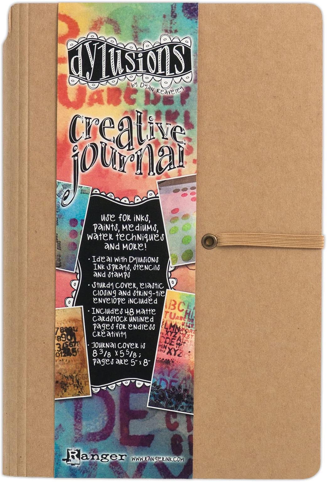 Dylusions The Crafters Workshop Creative Journal Small (5x8), zzzz-s, Multi-Colour