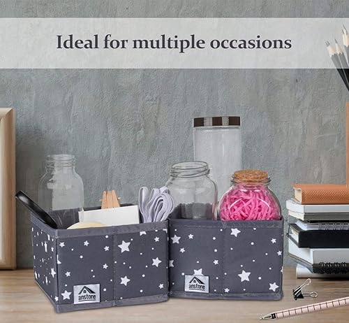 Miniatura 2 de Organizador de cajones, paquete de 8 organizadores de ropa interior, organizadores plegables de armario y separadores de cajones de almacenamiento