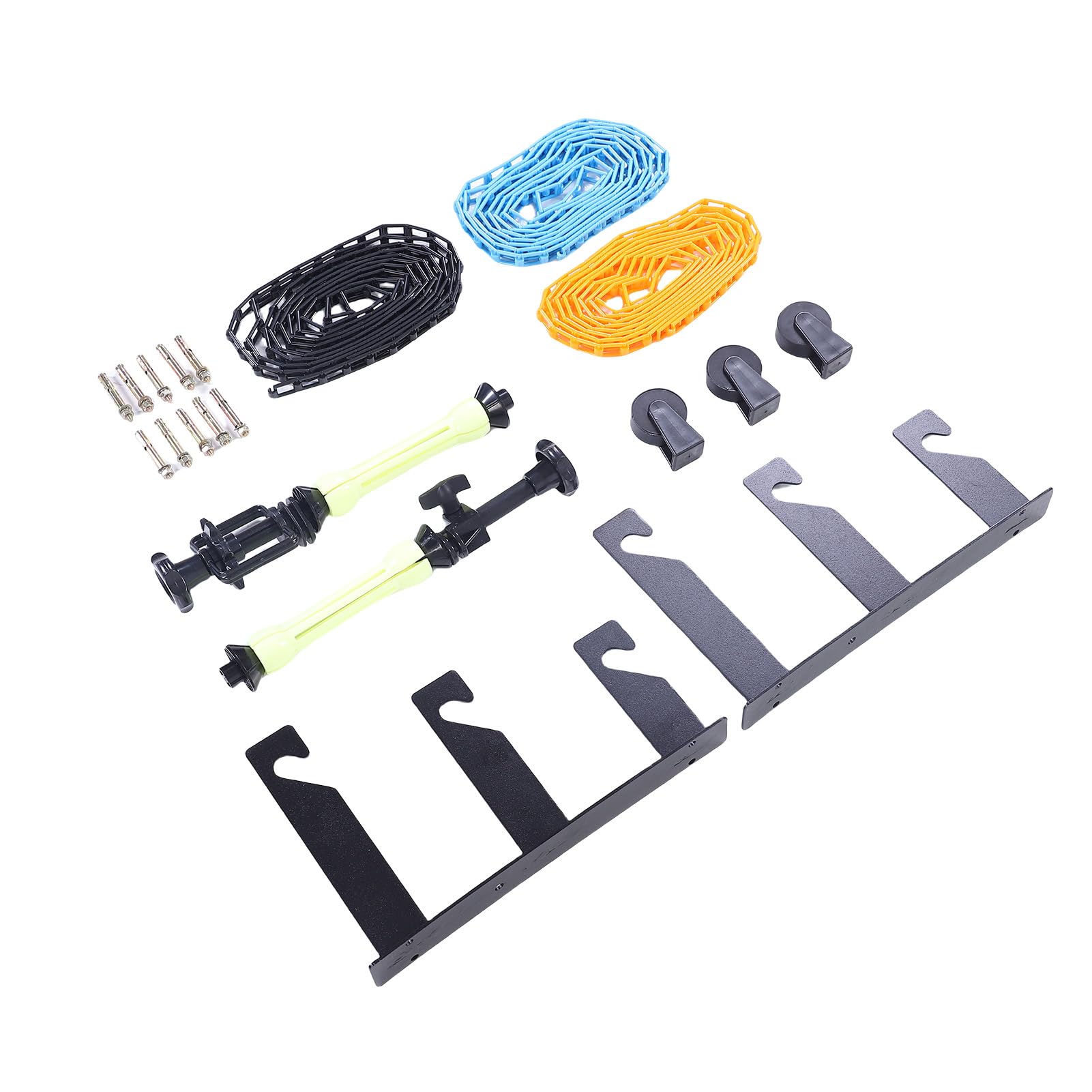 Luqeeg 3-Rollen-Wandmontage-Handbuch-Hintergrundstützsystem, 3-Achsen-Design für Stativ-Seitenwand-Deckeninstallation