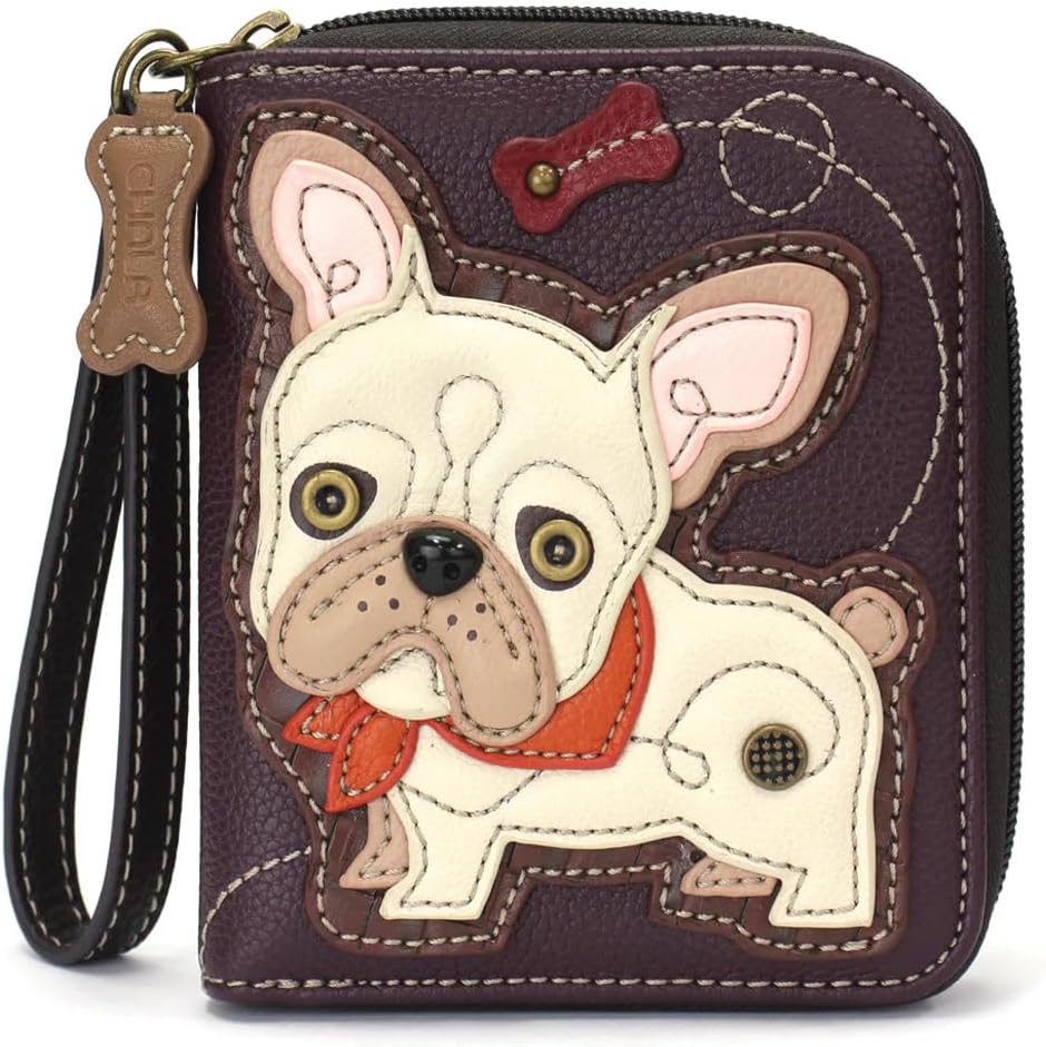Zip Around Wallet - French Bulldog