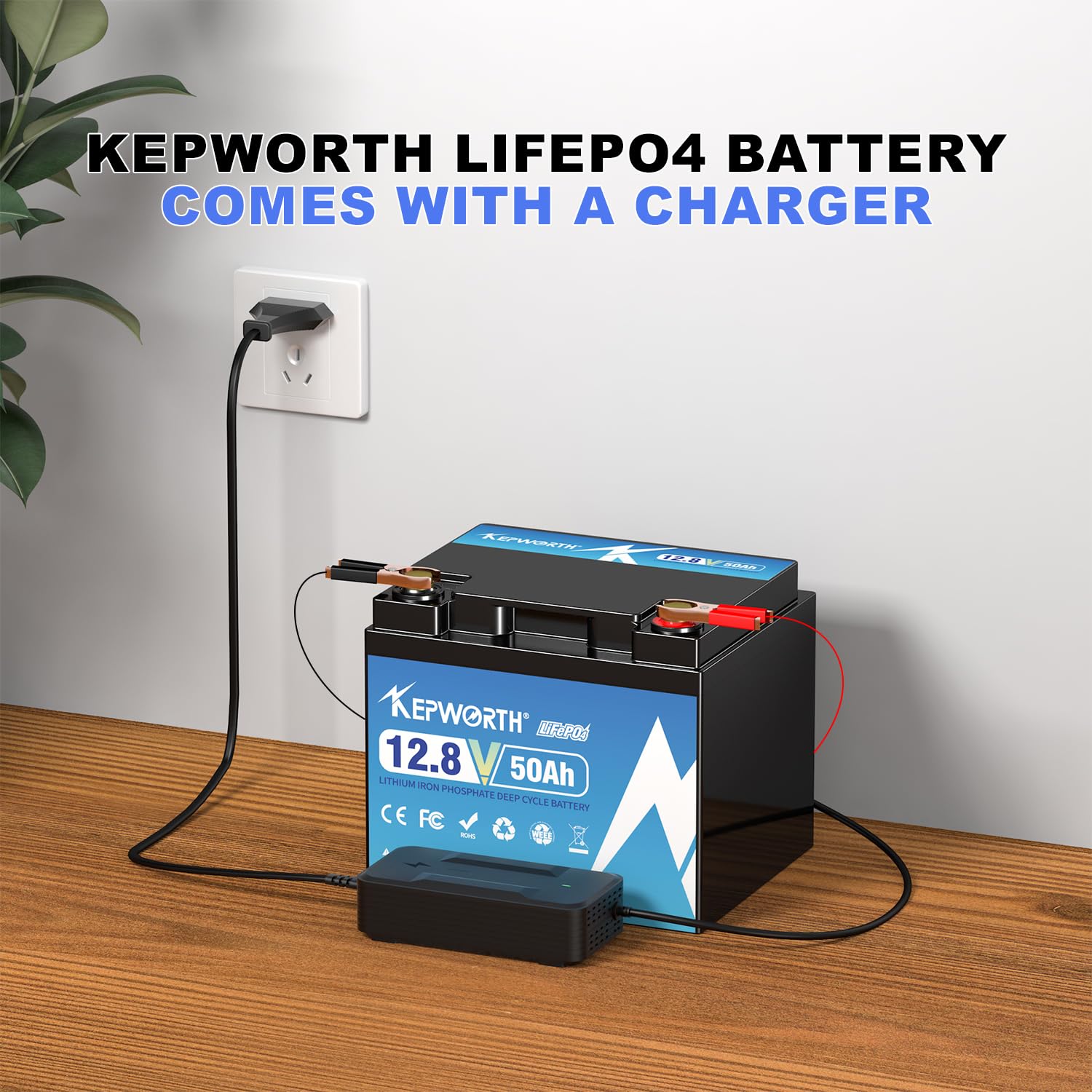 Batterie LiFePO4 Rechargeable Anern 12V 50Ah 640Wh - Pour Camping-car, Bateau, Solaire, Maison, Avec BMS, 4000+ Cycles, Légère - 7