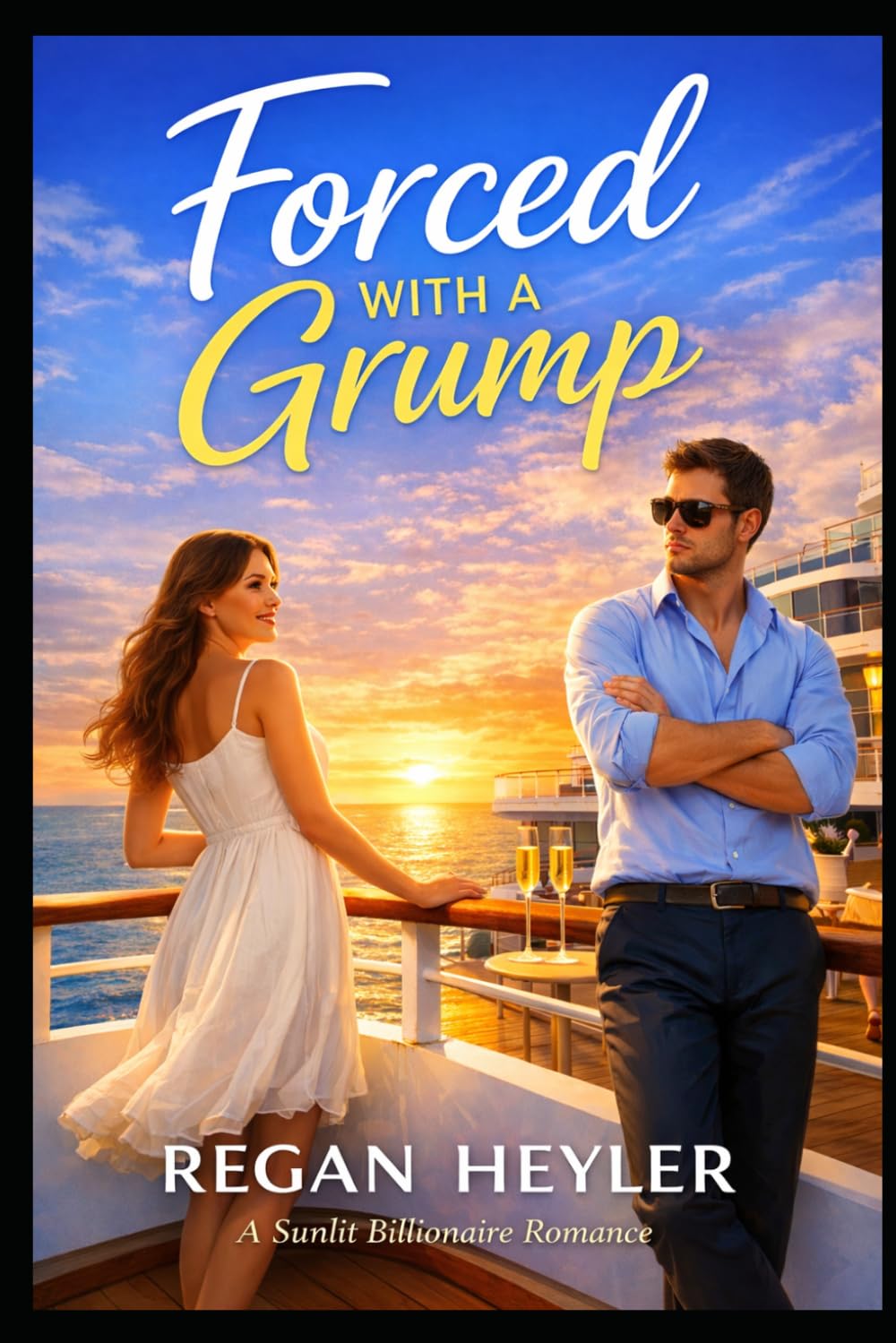 Forced With A Grump: A Grumpy Sunshine Billionaire Fake Engagement Romance