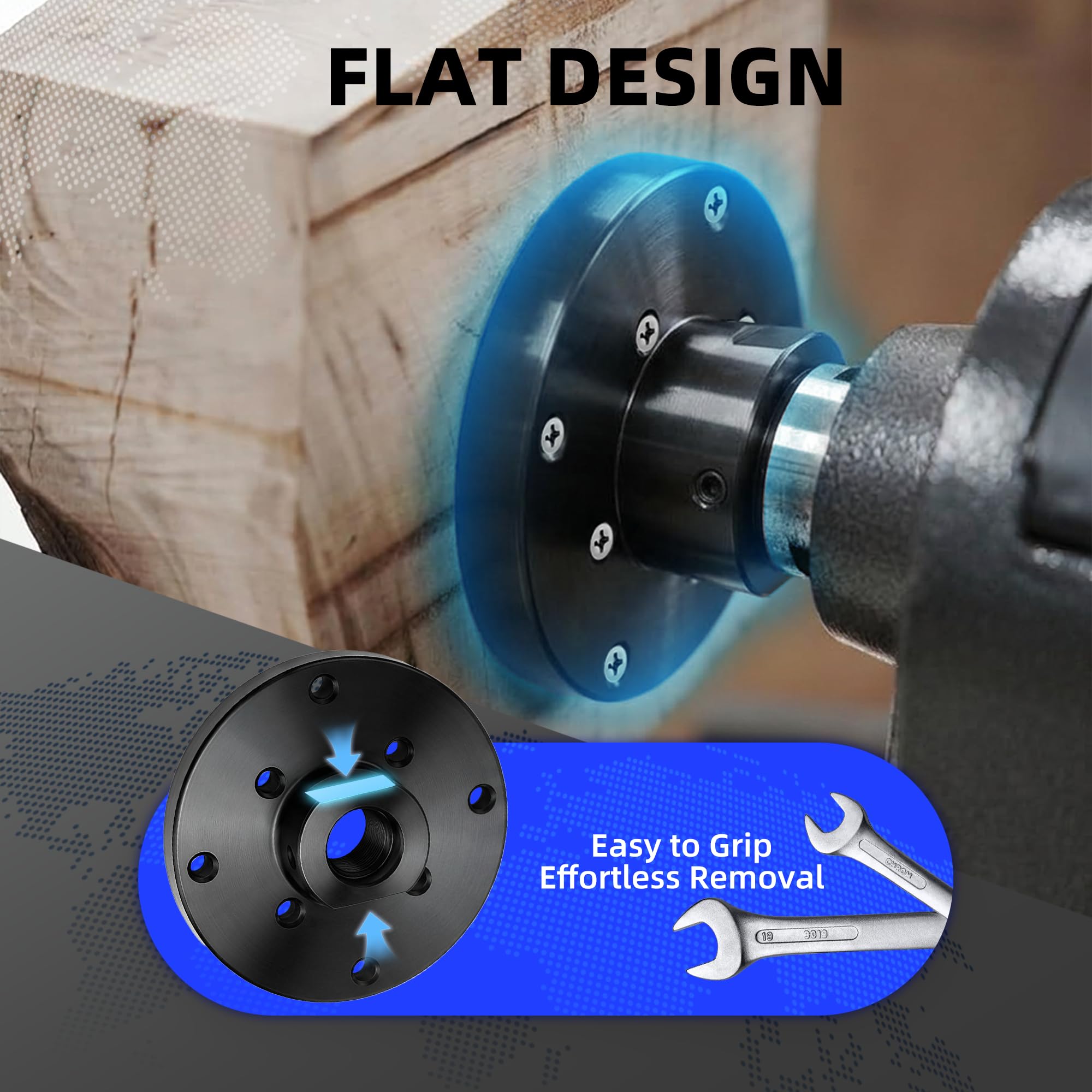 DEEFIINE Holzdrehstärte 4 Zoll 100mm Flansch Frontplatte Holz Drehmaschine Chuck 1'' X 8TPI Faden Gesichtsplatte Holzbearbeitung Drehwerkzeuge Zubehör DEEFIINE Holzdrehstärte 4 Zoll 100mm Flansch Frontplatte Holz Drehmaschine Chuck 1'' X 8TPI Faden Gesichtsplatte Holzbearbeitung Drehwerkzeuge Zubehör