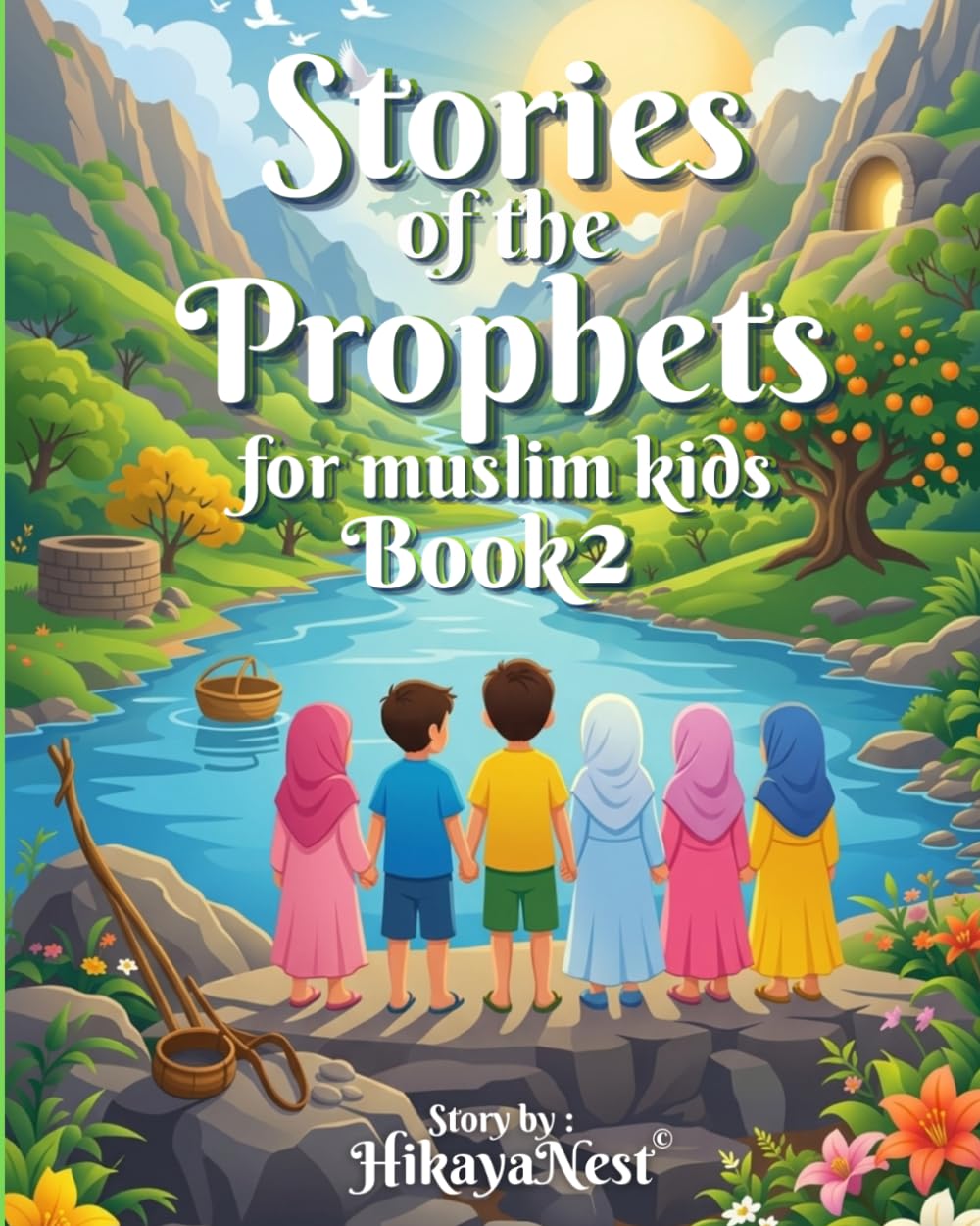 Stories Of The Prophets For Muslim Kids (Book 2): Inspiring Tales from the Quran and Sunnah with Moral Lessons, Quizzes, and Beautiful Illustrations (Islamic Books for Kids)