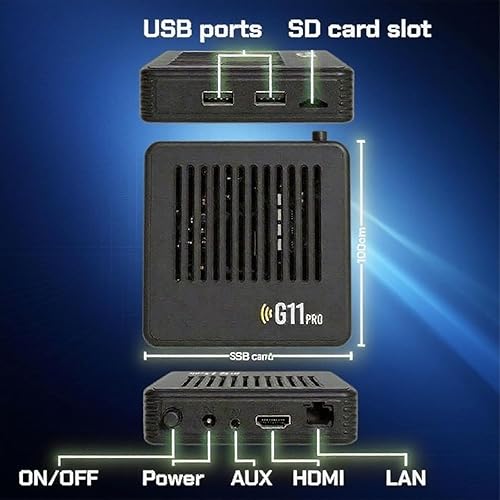 Miniatura 2 de All8bit G11 Pro 100,000 juegos 4 controladores, todas las consolas G11 Pro de 8 bits con controladores inalámbricos de 0.08 oz, caja de juegos G11