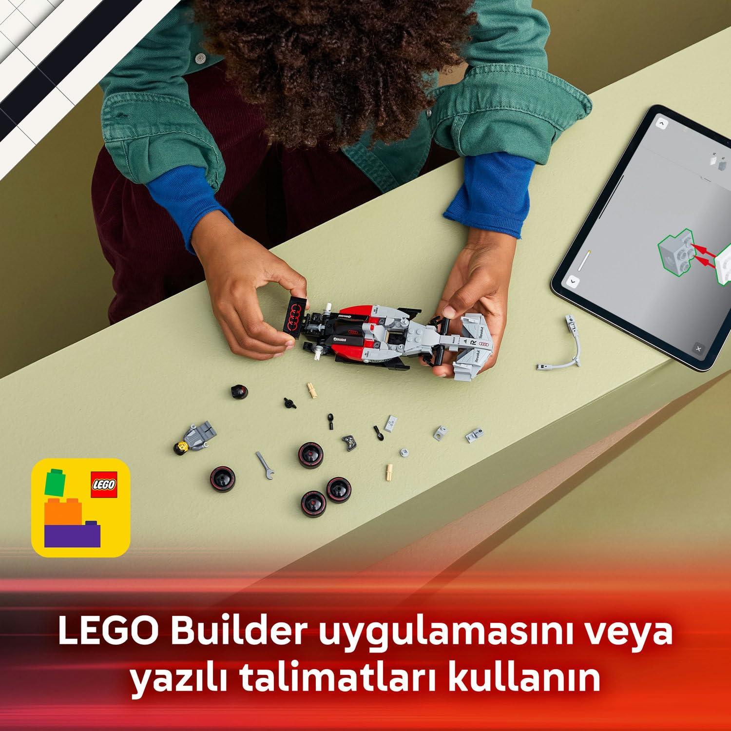 LEGO Speed Champions Audi Revolut F1 Team R26 Yarış Arabası 77259