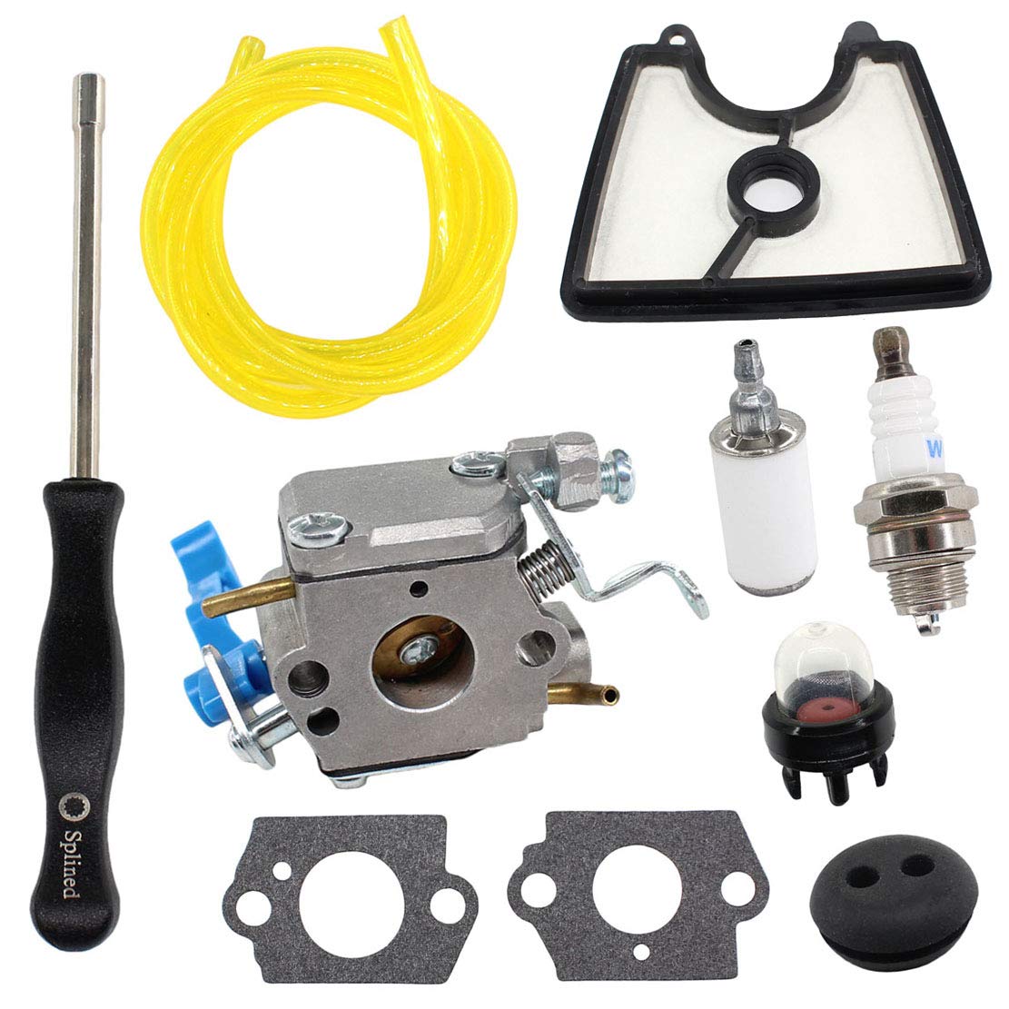 Carburetor W/ Adjustment Tool Kit Replace Fits Husqvarna, 56 OFF