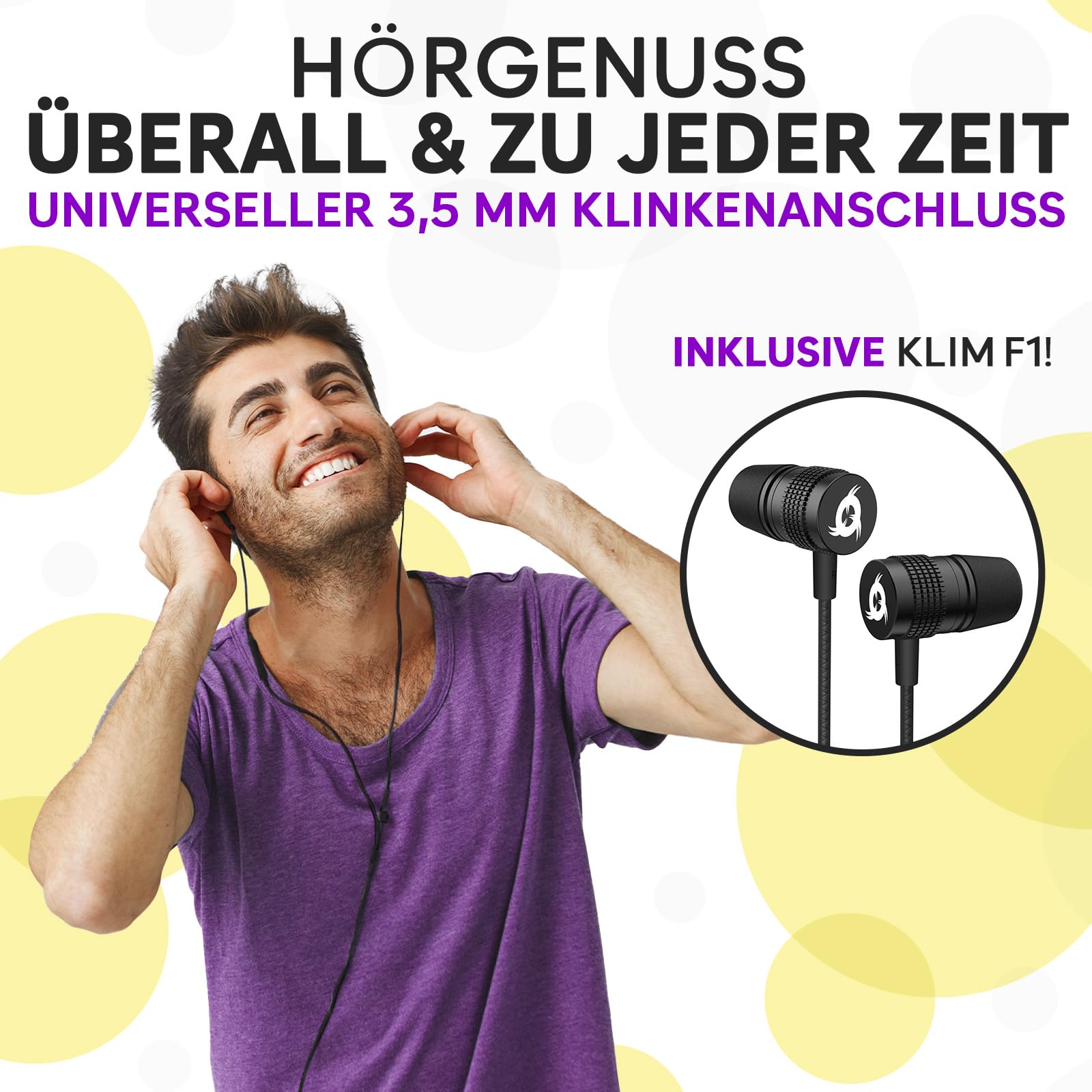 Kassettenspieler mit F1-Ohrhörern - Cassette Player - Kassetten Digitalisieren - Tragbarer Kassettenrekorder - Mikrofon & Lautsprecher - Wiederaufladbarer Akku - 16GB SD-Karte - Schwarz
