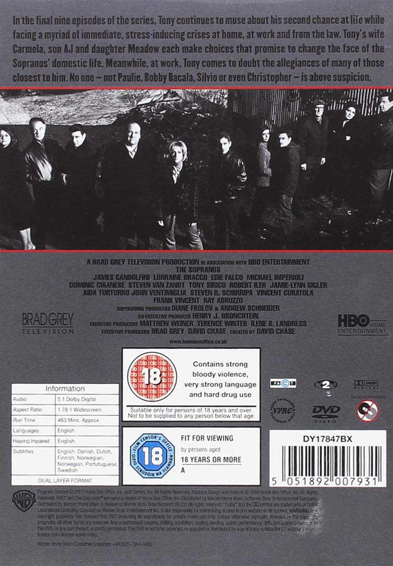 Sopranos - Season 6 - Part 2 (4 Dvd) [Edizione: Regno Unito]