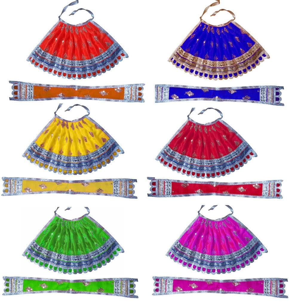 HANS PRODUCTHANS PRODUCT Dresses for Durga, Shera Wali, Lakshmi, Saraswati, Parvati & Goddesses, Multicolor