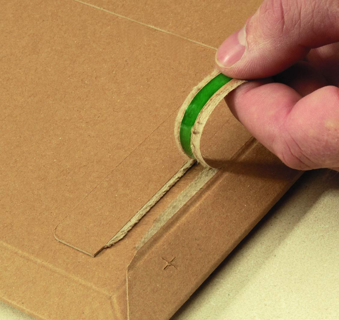 100 Stück progressPACK Versandtasche aus Vollpappe, DIN A5, 167 x 240 x bis 30 mm, 100-er Pack, braun PP V04.01