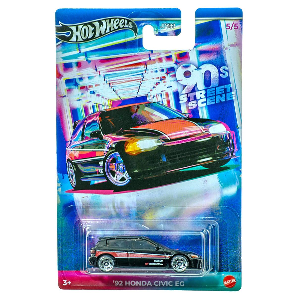 Amazon.com: Hot Wheels 92 Honda Civic EG 90s Street Scene 5