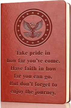 Army Leather Notebook Military Deployment Gifts(take pride-Army)