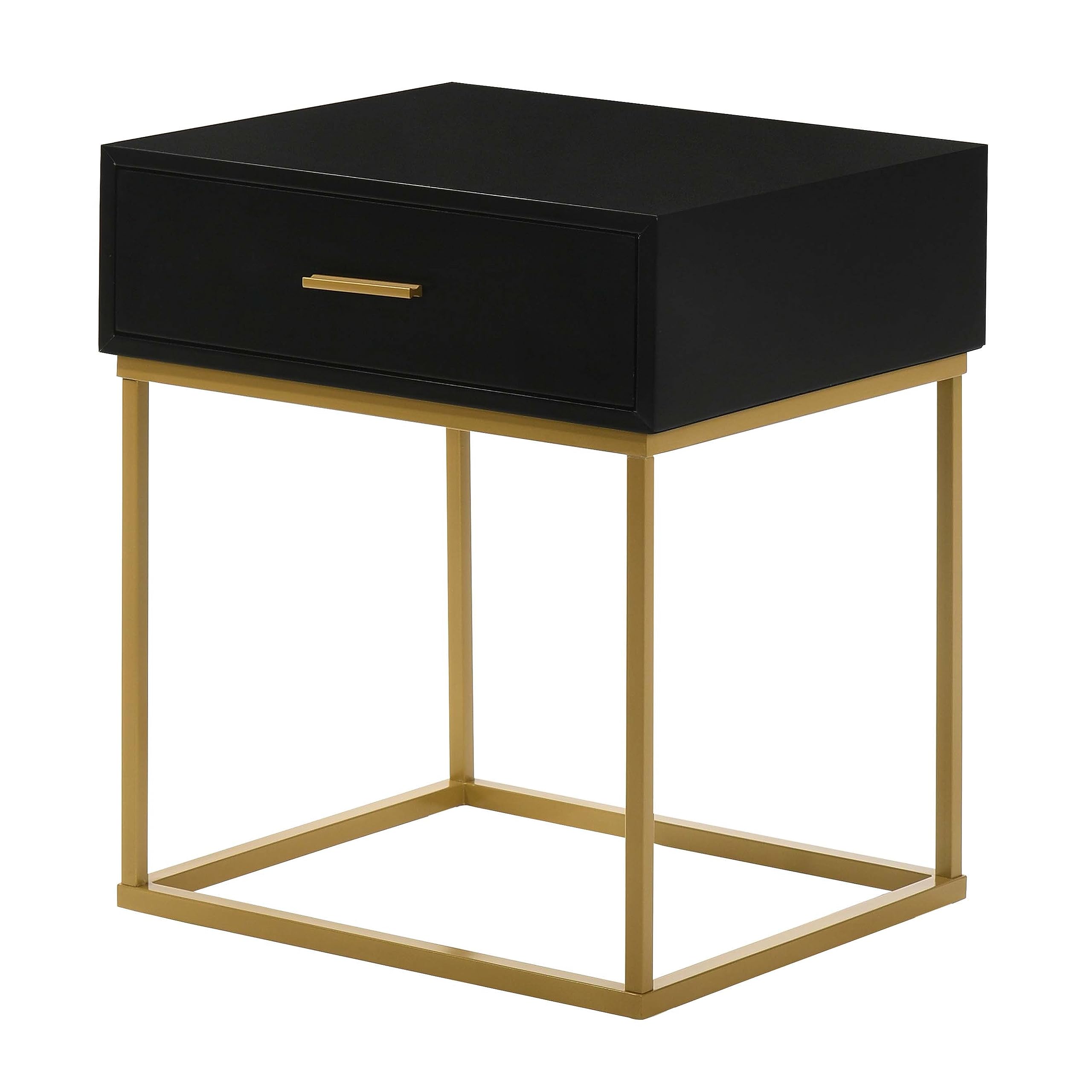 LuXeoCatalina Nightstand, Black