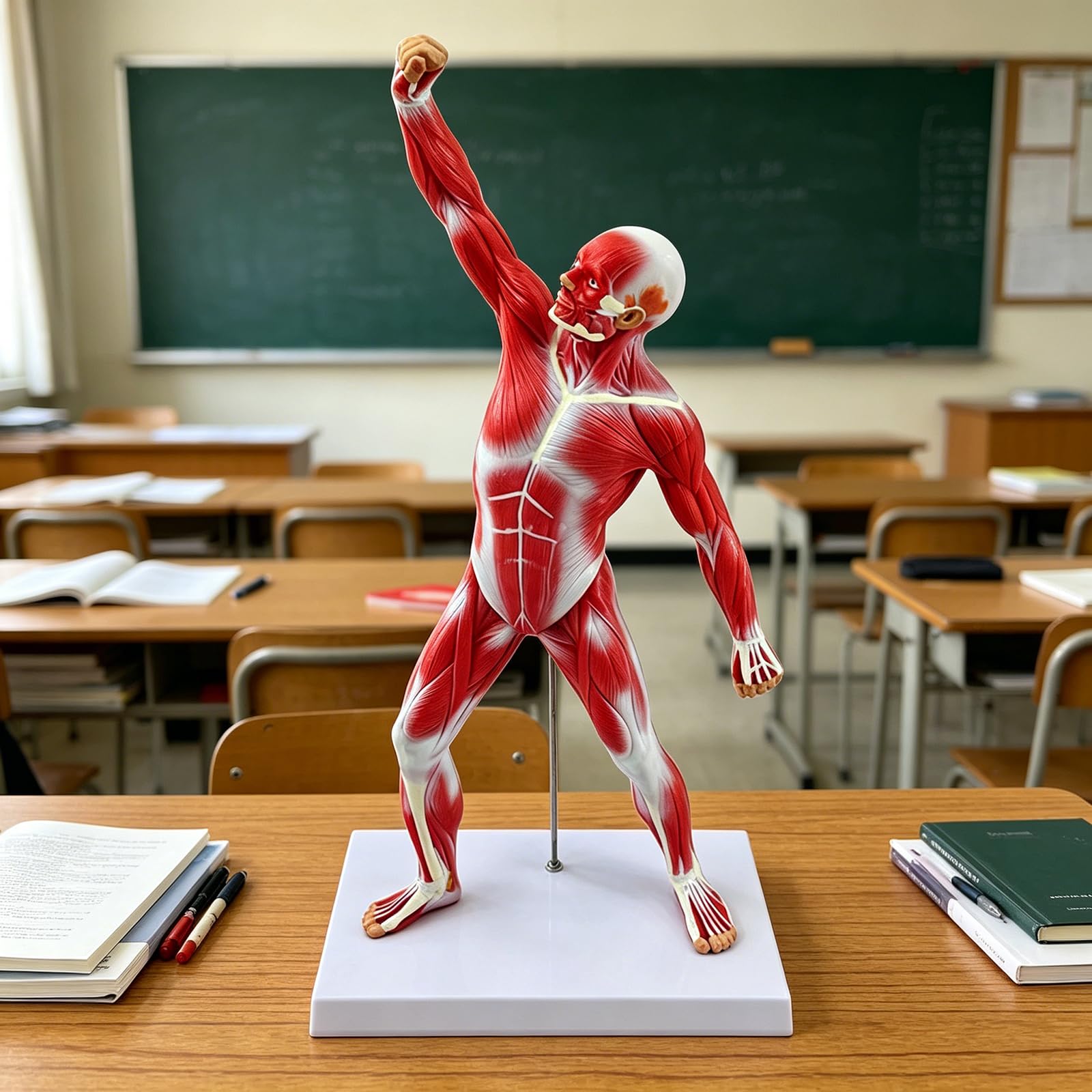 Modello di anatomia del muscolo scheletrico strumento didattico dettagliato dei medici con identificazione accurata del muscolo per uso dello studio Modello di insegnamento clinico