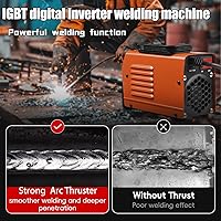 Vista 4 de Mini Máquina de Soldadura Portátil, MMA 250A 110V Soldador de Palo, Máquina de Soldadura IGBT Inversora, Arranque en Caliente, Fuerza de Arco