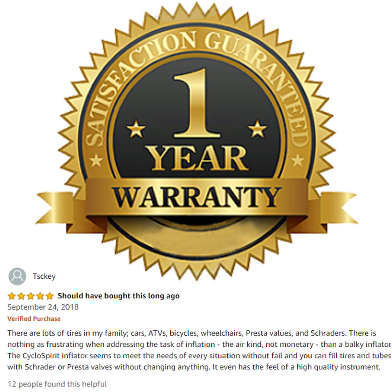 cyclospirit tire inflator