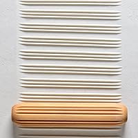 Vista 22 de MKM Pottery Tools Rodillos de mano grandes de madera para arcilla (BHR-01 Diagonal Basketweave)