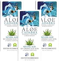 Vista 17 de Aloe Cadabra Lubricante Personal Natural a Base de Agua y Humectante Vaginal, Lubricante de Aloe Orgánico para Hombres, Mujeres y Parejas, Sin