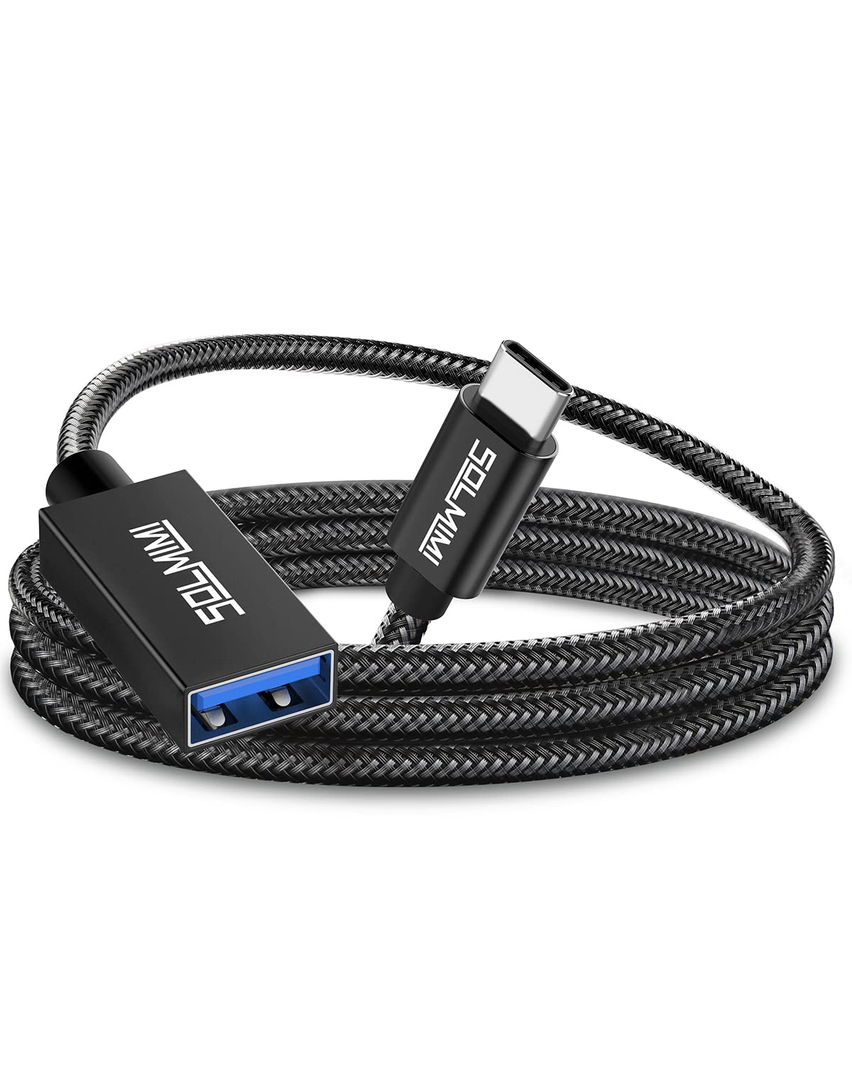 SOLMIMI 1.2M USB C 変換 アダプタ タイプC(オス) to U…