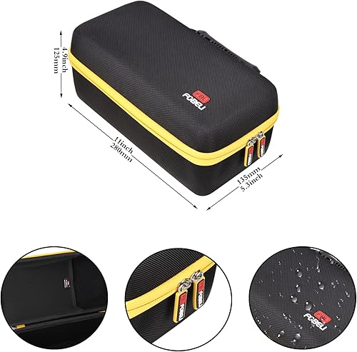 Miniatura 6 de FBLFOBELI Estuche rígido de almacenamiento EVA para DEWALT DCW600BDWP611 20V Max XRpara Makita XTR01Z 18V LXT router inalámbrico de iones de litio,