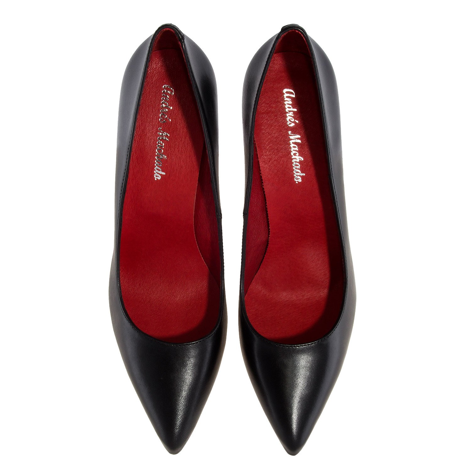Andrés Machado - Scarpe con Tacco in Pelle Scamosciata o Liscia per Donne e Ragazze - Diana - Tacchi a Spillo a Punta per l'inverno e L'Estate - Misure Speciali